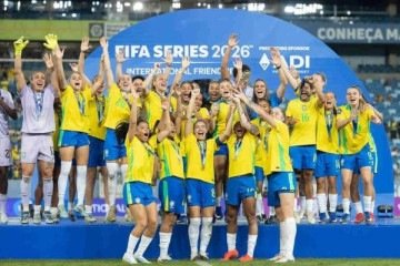 Seleção Brasileira foi campeã da FIFA Series 2026 -  (crédito: Foto: Lívia Villas Boas/CBF)