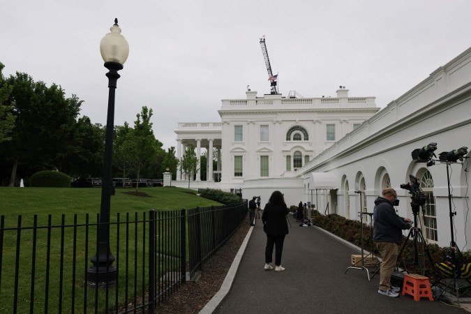 A Casa Branca, sede do poder executivo dos Estados Unidos - (crédito: Anna Moneymaker/Getty Images/AFP) A Casa Branca, sede do poder executivo dos Estados Unidos - (crédito: Anna Moneymaker/Getty Images/AFP)