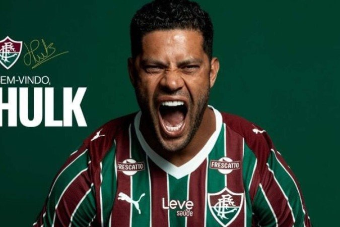 Hulk vai usar a camisa 7 no Fluminense - (crédito: Foto: Marina Garcia / Fluminense) Hulk vai usar a camisa 7 no Fluminense - (crédito: Foto: Marina Garcia / Fluminense)