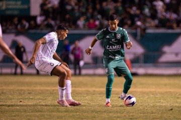 O Gama sofreu gol aos 31 minutos do primeiro tempo, pressionou, mas não conseguiu empatar para forçar os pênaltis -  (crédito: Diller Abreu / FFDF)