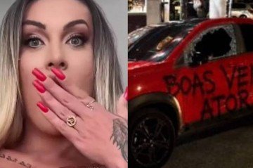 Andressa Urach destr&oacute;i carro e im&oacute;vel do ex-marido ap&oacute;s t&eacute;rmino -  (crédito: Reprodu&ccedil;&atilde;o/Instagram)
