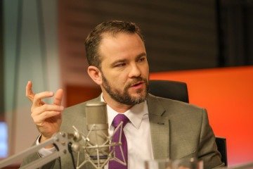 O ministro da Fazenda, Dario Durigan, participa do programa Bom Dia, Ministro.
     -  (crédito: Fabio Rodrigues-Pozzebom/ Agência Brasil)