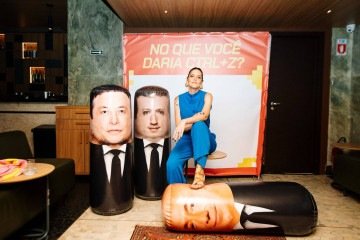 Daniela, que é ex-chefe de políticas publicas do WhatsApp no Brasil, fala em retomar a internet -  (crédito: Rebeca Figueiredo)