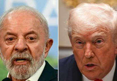 Primeira reunião entre Trump e Lula foi em outubro na Malásia -  (crédito: ANDREW CABALLERO-REYNOLDS / AFP VIA GETTY IMAGES) -Primeira reunião entre Trump e Lula foi em outubro na Malásia -  (crédito: ANDREW CABALLERO-REYNOLDS / AFP VIA GETTY IMAGES)