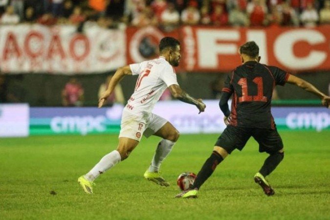 Brasil de Pelotas e Internacional disputaram a Recopa Gaúcha na noite desta quarta-feira -  (crédito: Foto: Ricardo Duarte / Internacional)