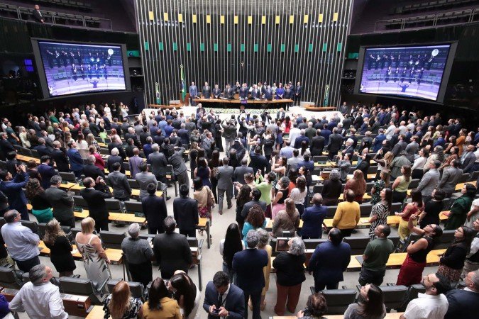 A Câmara dos Deputados aprovou projeto, na noite de ontem (19/5), em votação simbólica - (crédito: Bruno Spada/Câmara dos Deputados) A Câmara dos Deputados aprovou projeto, na noite de ontem (19/5), em votação simbólica - (crédito: Bruno Spada/Câmara dos Deputados)