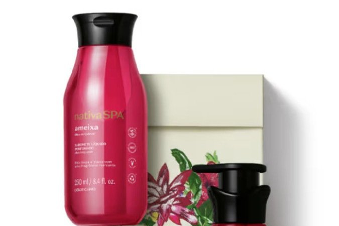 Kit Presente Dia das Mães Nativa Spa Ameixa, de 
O Boticário (R$ 119,90)