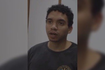 Suspeito atacou Flávio enquanto o empresário estava sentado dentro da oficina -  (crédito: Crédito: QAP/Divulgação)