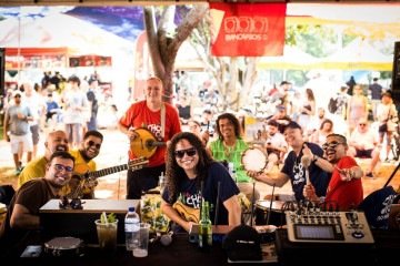 Consolidado como um dos principais eventos culturais ao ar livre da capital federal, o Choro no Eixo aposta, nesta edição, em uma programação que mistura música, gastronomia, ações de bem-estar e distribuição de brindes -  (crédito: Divulgação)