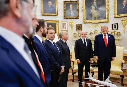 Encontro de Lula e Trump nos EUA nesta quinta-feira (7/5) -  (crédito: Ricardo Stuckert / PR) -Encontro de Lula e Trump nos EUA nesta quinta-feira (7/5) -  (crédito: Ricardo Stuckert / PR)