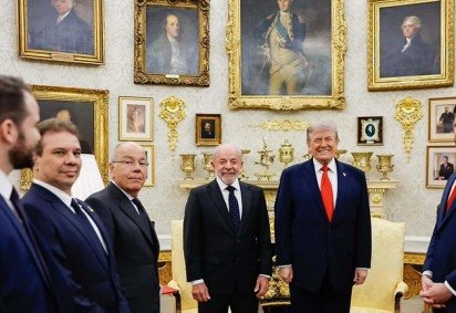 Encontro de Lula e Trump nos EUA nesta quinta-feira (7/5) -  (crédito: Ricardo Stuckert / PR) -Encontro de Lula e Trump nos EUA nesta quinta-feira (7/5) -  (crédito: Ricardo Stuckert / PR)