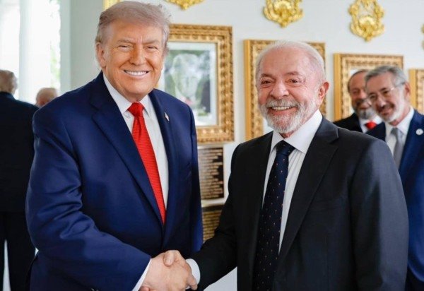 Lula e Trump se reuniram nesta quinta (7/5) em Washington, capital dos Estados Unidos -  (crédito: Ricardo Stuckert/PR)