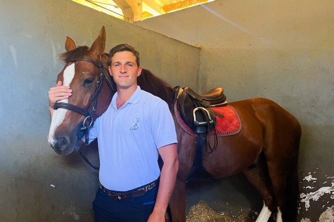 Cristiano Andreoli é atleta de Hipismo há 13 anos