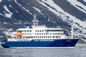 As três pessoas a bordo do MV Hondius foram infectadas por um vírus diferente do identificado no Paraná -  (crédito: Divulgação/Stefan Brending/Oceanwide Expeditions)