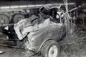 A colisão que matou Juscelino Kubitschek aconteceu na Via Dutra em 22 de agosto de 1976  -  (crédito: Arquivo/EM/DA Press)