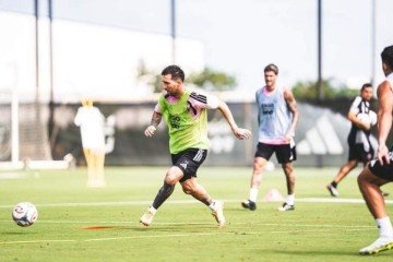 Lionel Messi durante treinamento pelo Inter Miami -  (crédito: Foto: Divulgação / Inter Miami CF)