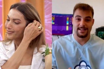 Patrícia Poeta cai no choro com homenagem do filho com problema de saúde -  (crédito: Reprodução/TV Globo)