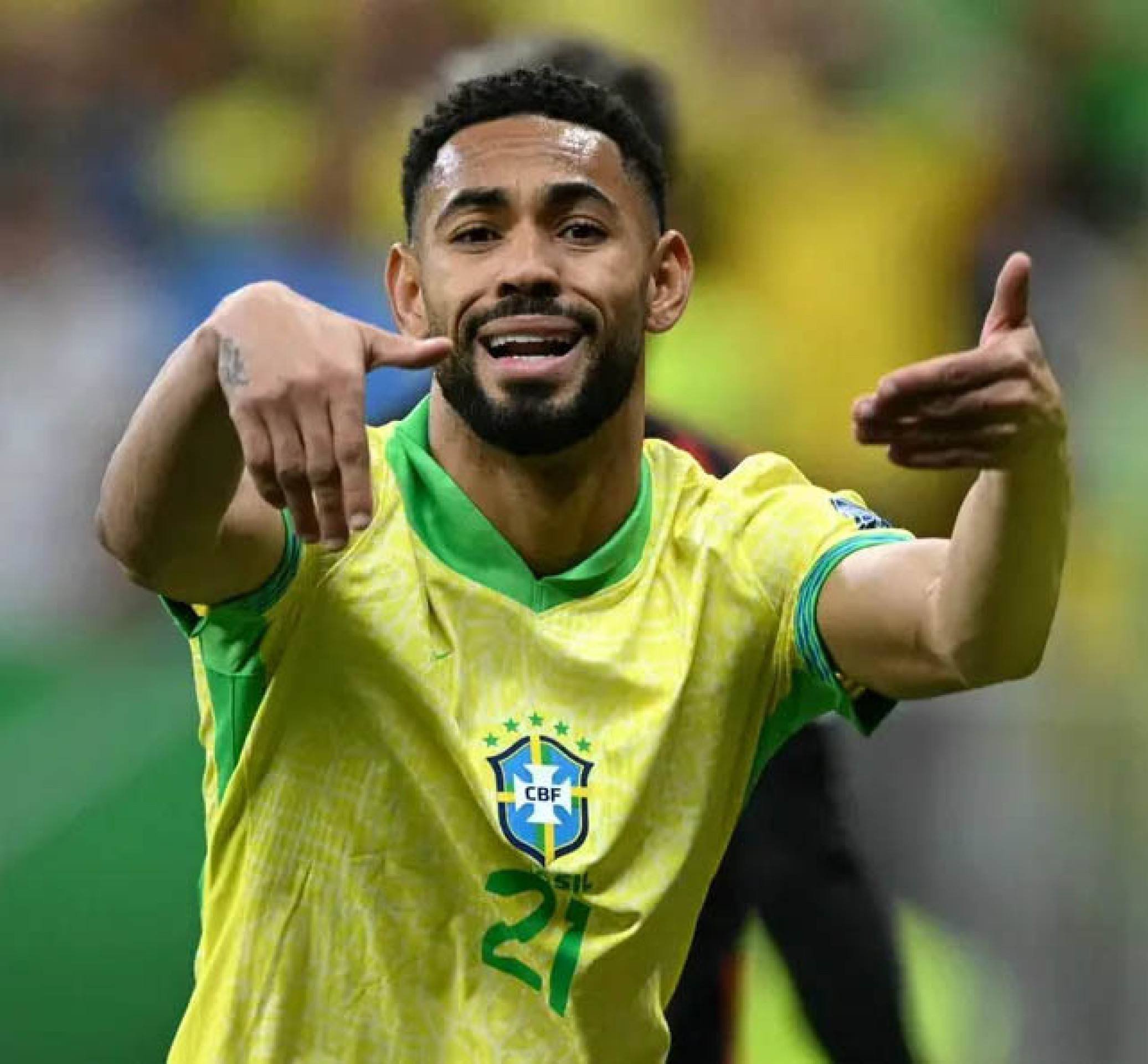 A Seleção Brasileira aposta em Matheus Cunha para a tradicional camisa 9
