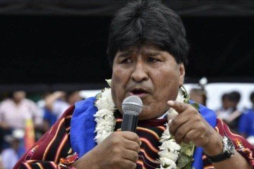 O ex-presidente da Bolívia, Evo Morales é acusado de tráfico de uma menor -  (crédito: AFP)