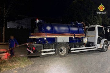 A conduta configura crime ambiental previsto no artigo 54, da Lei nº 9.605/98. -  (crédito: Divulgação/PMDF)