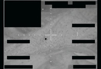 Uma vista da Lua durante a missão Apollo 12 em 1969, com um clarão não identificado destacado e ampliado -  (crédito: Departamento de Defesa dos EUA) -Uma vista da Lua durante a missão Apollo 12 em 1969, com um clarão não identificado destacado e ampliado -  (crédito: Departamento de Defesa dos EUA)