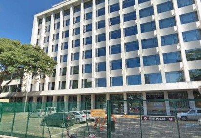 Prédio da reitoria da USP. Print do Google Street View, feito em 8 de maio. -  (crédito: Reprodução/Google Street View)