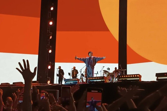 Djavan em show em São Paulo