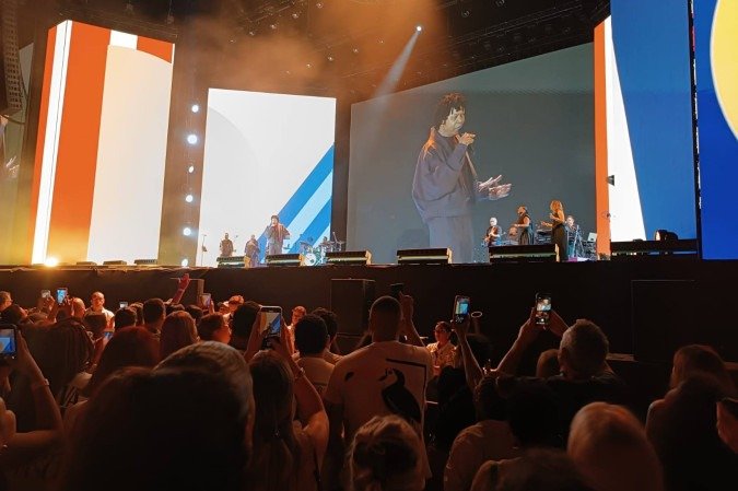 Djavan em show em São Paulo