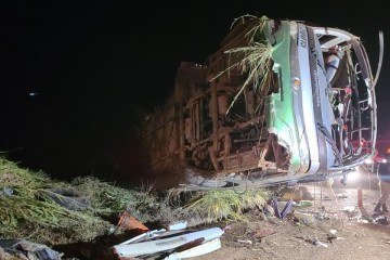 Foram contabilizadas 40 vítimas no acidente -  (crédito: CBMMG)
