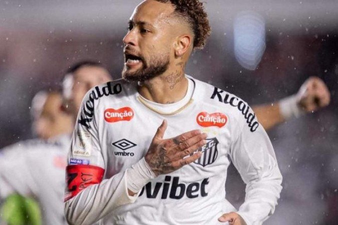 Camisa 10 abriu o placar para o Peixe e teve participação no segundo gol -  (crédito: Foto: Raul Baretta/ Santos FC.)