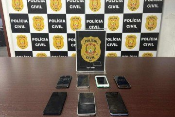 A recupera&ccedil;&atilde;o dos celulares, realizada pela PCDF, foi feita por meio de intelig&ecirc;ncia policial e de equipes de investiga&ccedil;&atilde;o das delegacias -  (crédito: Reprodu&ccedil;&atilde;o/PCDF)