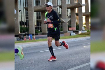 Ruy Barbosa na Netshoes Run DF, realizada em maio de 2025: 'Hoje me sinto um idoso jovem' -  (crédito: Arquivo pessoal)