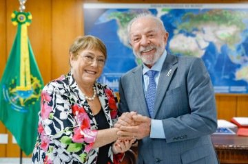 Se eleita, Bachelet será a primeira mulher a comandar as Nações Unidas desde a sua criação -  (crédito: Ricardo Stuckert/PR)
