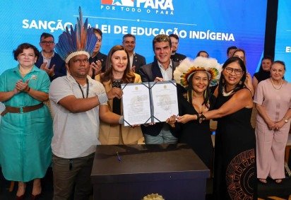 Nova legislação estrutura subsistema inédito no estado, garante ensino intercultural e multilíngue e amplia participação dos povos indígenas nas decisões sobre educação -  (crédito: Divulgação / Governo do Pará)
