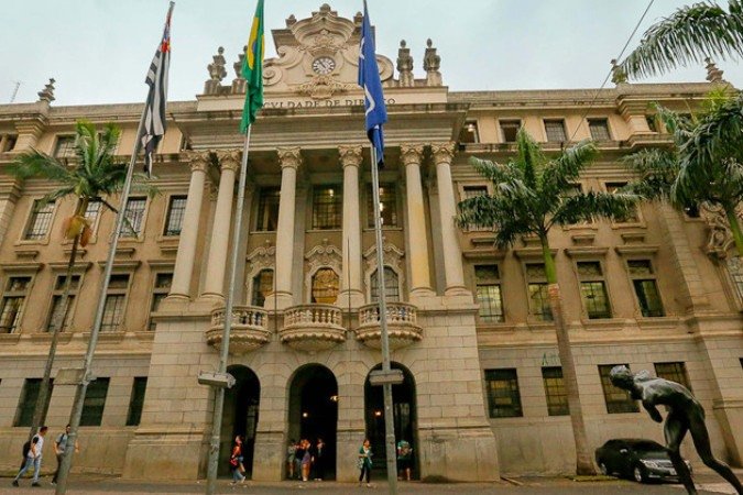 Faculdades de Direito do Largo de São Francisco e de Ribeirão Preto da USP manifesta repúdio a violência -  (crédito: Reprodução/ USP imagens)