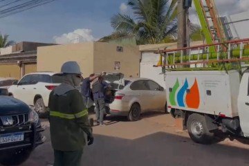Criminosos instalaram usina de criptomoedas em Arniqueira -  (crédito: Neoenergia/Reprodu&ccedil;&atilde;o)