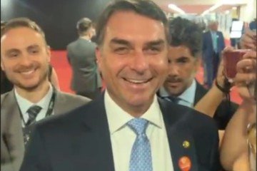 Na posse de Nunes Marques, Flávio Bolsonaro pede TSE 'imparcial' - Vanilson Olveira/DA Press