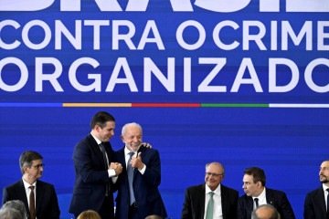 lula - evento contra crime organizado -  (crédito: Carlos Vieira/CB/D.A. Press)