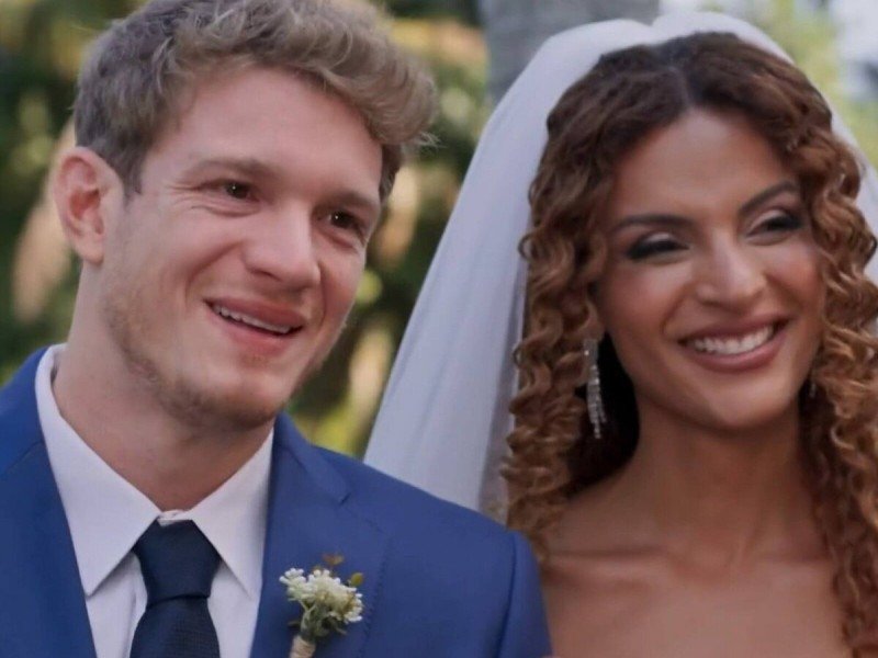 Gabriela Loran vibra com cena ic&ocirc;nica de casamento em 'Tr&ecirc;s Gra&ccedil;as' -  (crédito: Reprodu&ccedil;&atilde;o/Globo)