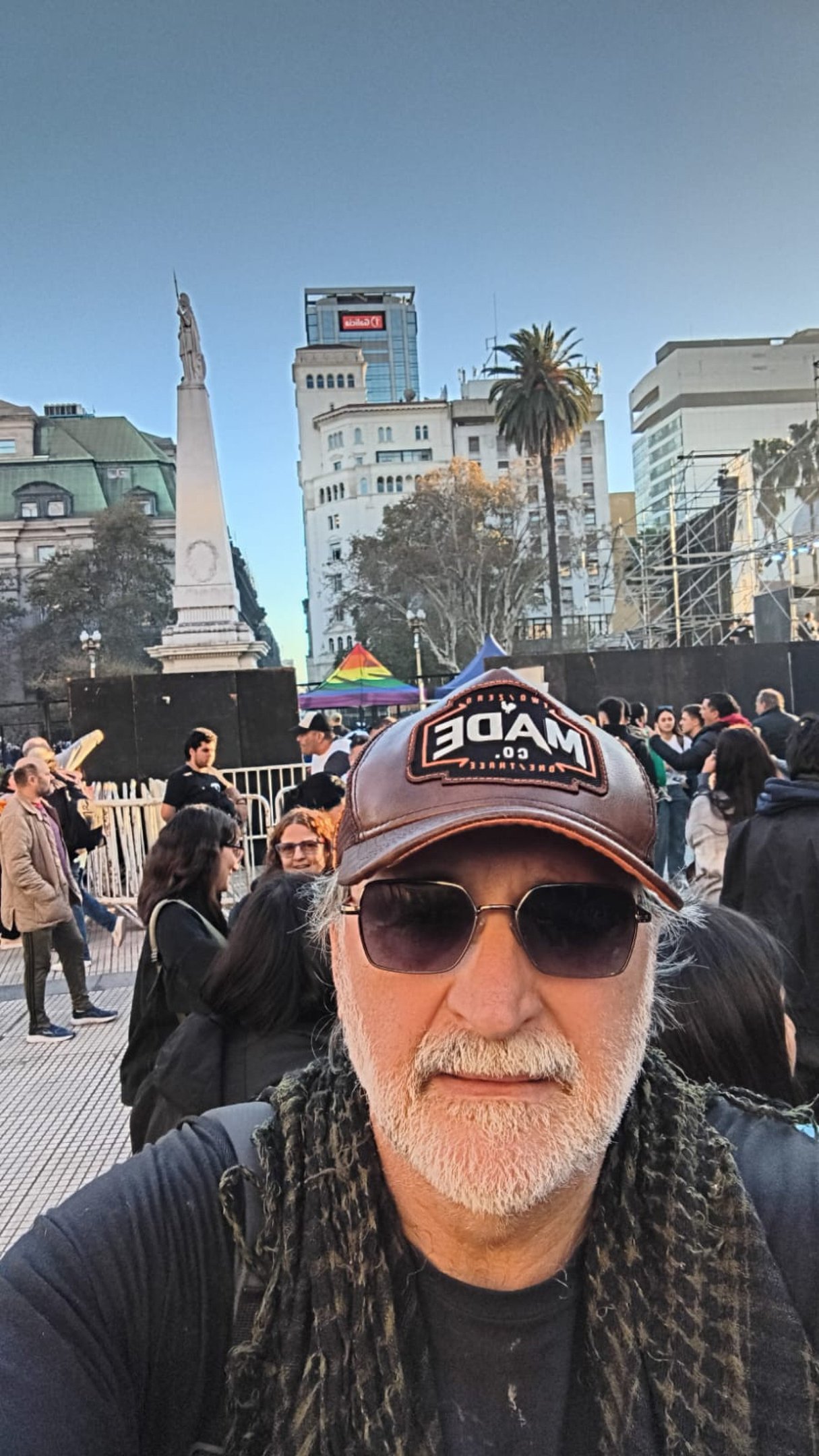 Eduardo Belliboni, l&iacute;der do movimento Polo Obrero e respons&aacute;vel pela organiza&ccedil;&atilde;o de piquetes em Buenos Aires