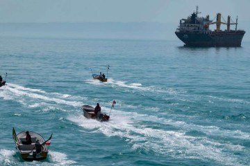 A frota não foi projetada para o combate naval tradicional, mas para 'confundir e atrapalhar a navegação', diz Saeid Golkar -  (crédito: BBC)