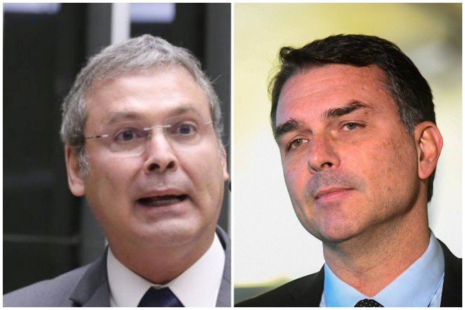 O deputado federal Lindbergh Farias (PT-RJ) anunciou, no fim da tarde desta quarta-feira (13/5), que vai apresentar à Polícia Federal e à Procuradoria-Geral da República, pedidos de prisão preventiva do senador Flávio Bolsonaro (PL-RJ) - (crédito: Kayo Magalhães/Câmara dos Deputados e Carlos Moura/Agência Senado) O deputado federal Lindbergh Farias (PT-RJ) anunciou, no fim da tarde desta quarta-feira (13/5), que vai apresentar à Polícia Federal e à Procuradoria-Geral da República, pedidos de prisão preventiva do senador Flávio Bolsonaro (PL-RJ) - (crédito: Kayo Magalhães/Câmara dos Deputados e Carlos Moura/Agência Senado)