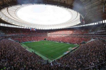 Estádio Mané Garrincha pode receber jogos do Mundial de futebol feminino de 2027 -  (crédito: Foto: Rafael Ribeiro / CBF)