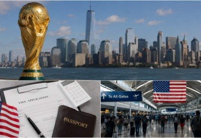 Copa do Mundo nos EUA: o que muda nas regras de visto para turistas internacionais, veja o novo cenário -  (crédito: Uai Turismo) -Copa do Mundo nos EUA: o que muda nas regras de visto para turistas internacionais, veja o novo cenário -  (crédito: Uai Turismo)