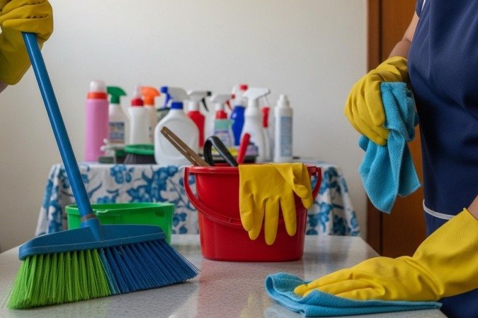 No primeiro trimestre deste ano, o DF contabilizou 93 mil trabalhadores domésticos. Desse total, 62 mil atuavam sem carteira de trabalho assinada, o equivalente a 66,7% da categoria - (crédito: Flow) No primeiro trimestre deste ano, o DF contabilizou 93 mil trabalhadores domésticos. Desse total, 62 mil atuavam sem carteira de trabalho assinada, o equivalente a 66,7% da categoria - (crédito: Flow)
