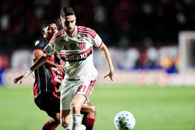 Flamengo cria chances, mas cai na quinta fase da Copa do Brasil para o Vitória - (crédito: Foto: Gilvan de Souza / Flamengo) Flamengo cria chances, mas cai na quinta fase da Copa do Brasil para o Vitória - (crédito: Foto: Gilvan de Souza / Flamengo)
