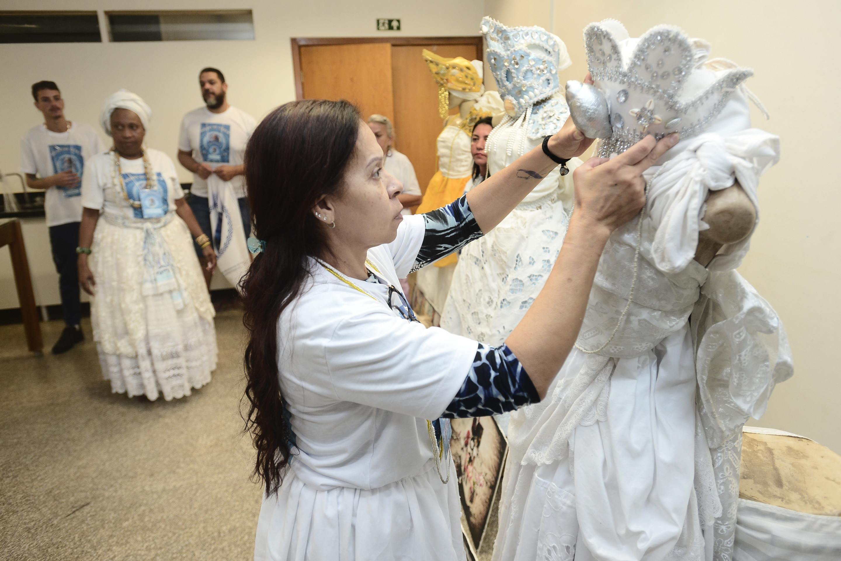 Valdelucia Leite Soares valoriza os aprendizados com as oficinas. O projeto &Aacute;guas de Oxal&aacute;, idealizado por M&atilde;e Frances de Oy&aacute;, promove rituais de lavagem e oficinas formativas para combater a intoler&acirc;ncia, preservar o patrim&ocirc;nio afro-brasileiro e estimular o empreendedorismo 