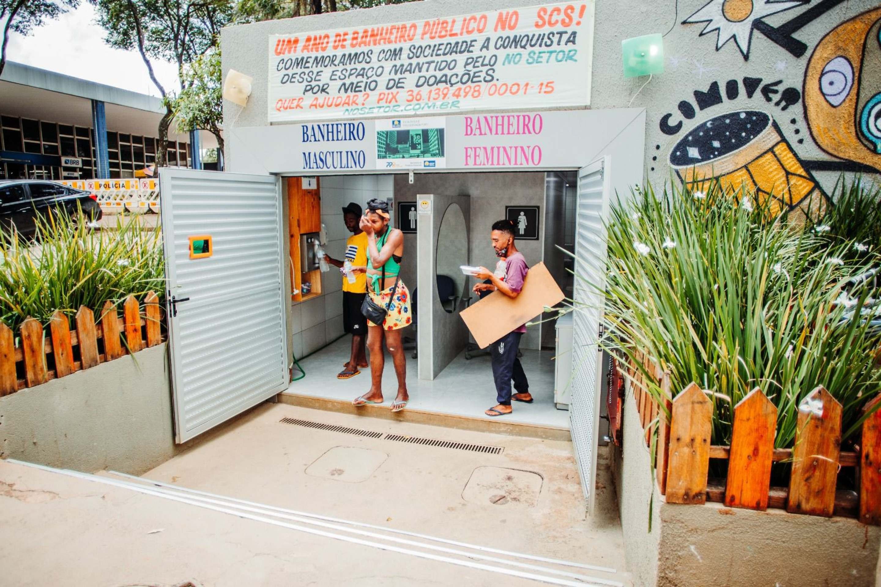 Banheiro comunit&aacute;rio SCS, Instituto no setor 