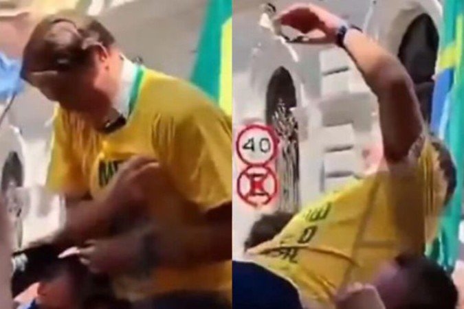 Cena de facada em filme sobre Bolsonaro vira alvo de piadas e críticas nas redes sociais - (crédito: Observatorio dos Famosos) Cena de facada em filme sobre Bolsonaro vira alvo de piadas e críticas nas redes sociais - (crédito: Observatorio dos Famosos)