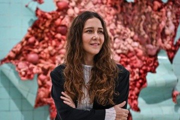 Obras de Adriana Varejão no pavilhão do Brasil na Bienal de Veneza -  (crédito: Andrea Avezzù/Divulgação)